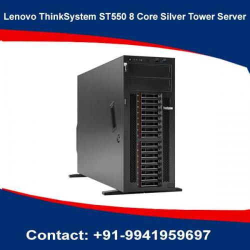 Lenovo ThinkSystem ST550 8 Core Silver Tower Server Price in chennai, tamilandu, Hyderabad, telangana