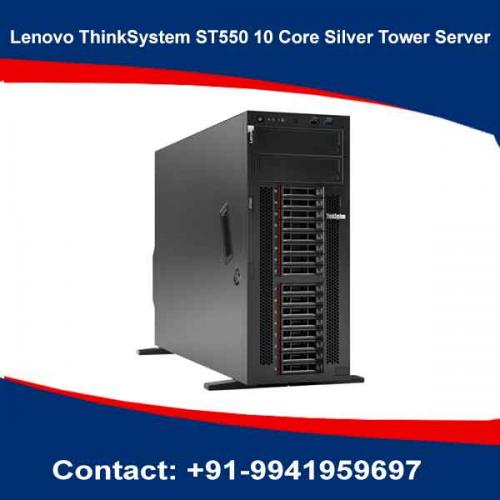 Lenovo ThinkSystem ST550 10 Core Silver Tower Server Price in chennai, tamilandu, Hyderabad, telangana