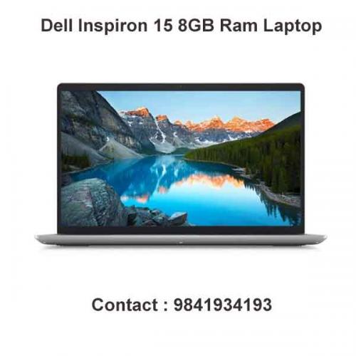 Dell Inspiron 15 8GB Ram Laptop Price in chennai, tamilandu, Hyderabad, telangana