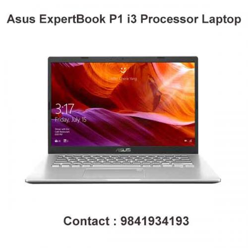 Asus ExpertBook P1 i3 Processor Laptop Price in chennai, tamilandu, Hyderabad, telangana