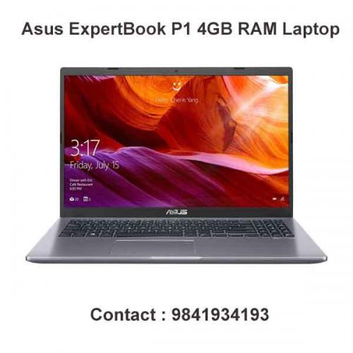 Asus ExpertBook P1 4GB RAM Laptop Price in chennai, tamilandu, Hyderabad, telangana