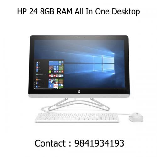 HP 24 8GB RAM All In One Desktop Price in chennai, tamilandu, Hyderabad, telangana