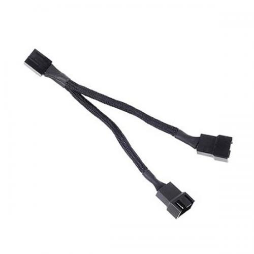 SilverStone CPF01 Sleeved PWM Fan Cable Black Price in chennai, tamilandu, Hyderabad, telangana