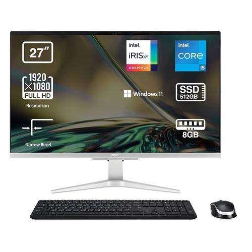 Acer Aspire C271655 URi5 Intel i5 1135G7 27 inch AIO Desktop price in hyderabad, telangana, nellore, vizag, bangalore