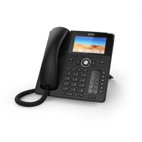 Snom D785 Black And White IP Desk Phone price in hyderabad, telangana, nellore, vizag, bangalore