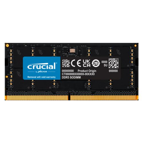 Crucial 32GB DDR5 4800 SODIMM Laptop Memory price in hyderabad, telangana, nellore, vizag, bangalore