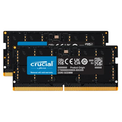 Crucial 64GB Kit 32GBx2 DDR5 5200 SODIMM Laptop Memory price in hyderabad, telangana, nellore, vizag, bangalore