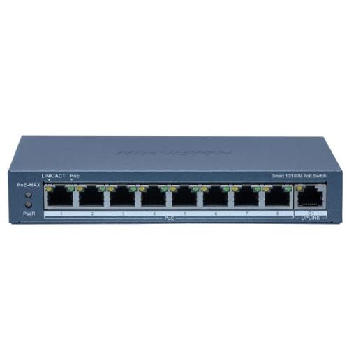 Hikvision DS 3E1309P EI B 8 Port Fast Ethernet Smart POE Switch price in hyderabad, telangana, nellore, vizag, bangalore