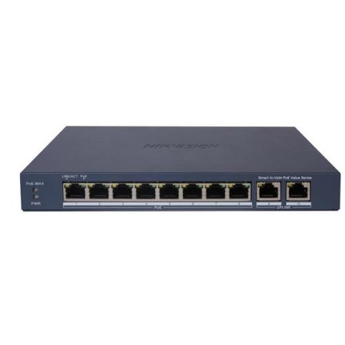 Hikvision DS 3E1310P EI B 8 Port Fast Ethernet Smart POE Switch price in hyderabad, telangana, nellore, vizag, bangalore