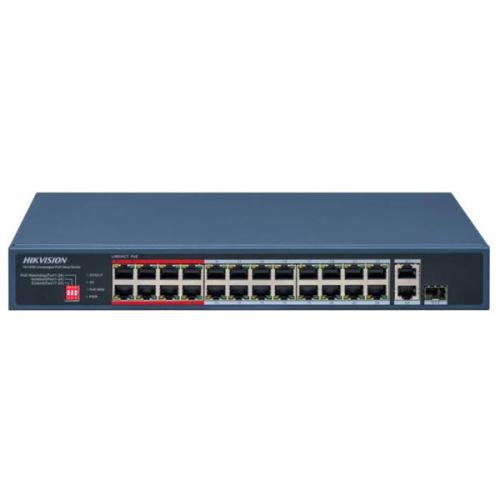 Hikvision DS3E0326PEMB 24 Port Fast Ethernet Unmanaged POE Switch price in hyderabad, telangana, nellore, vizag, bangalore