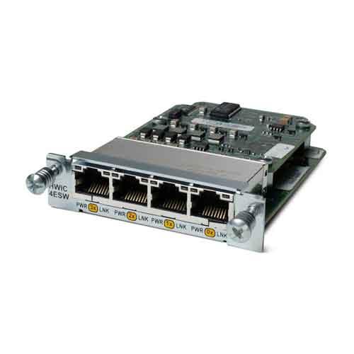 Cisco EtherSwitch HWIC 4ESW Module price in hyderabad, telangana, nellore, vizag, bangalore