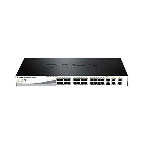 D Link 24 Port Web Smart III PoE Switch  price in hyderabad, telangana, nellore, vizag, bangalore