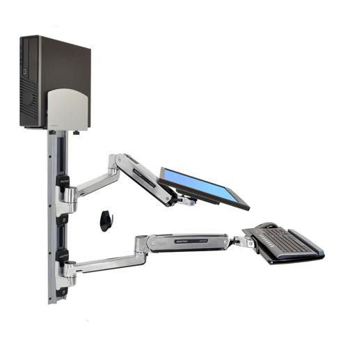 Ergotron LX Sit Stand Wall System price in hyderabad, telangana, nellore, vizag, bangalore