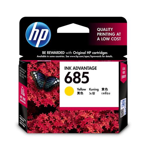 HP 685 CZ124AA Yellow Original Ink Cartridge Price in chennai, tamilandu, Hyderabad, telangana